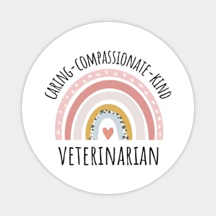 Veterinarian Pastel Rainbow Magnet